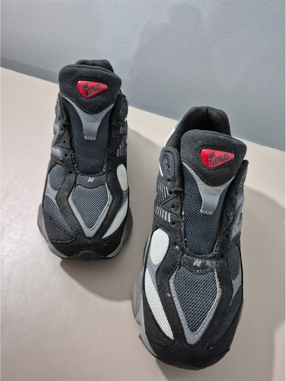 New Balance 9060 Black Castlerock Big Kids Sneakers Size 6